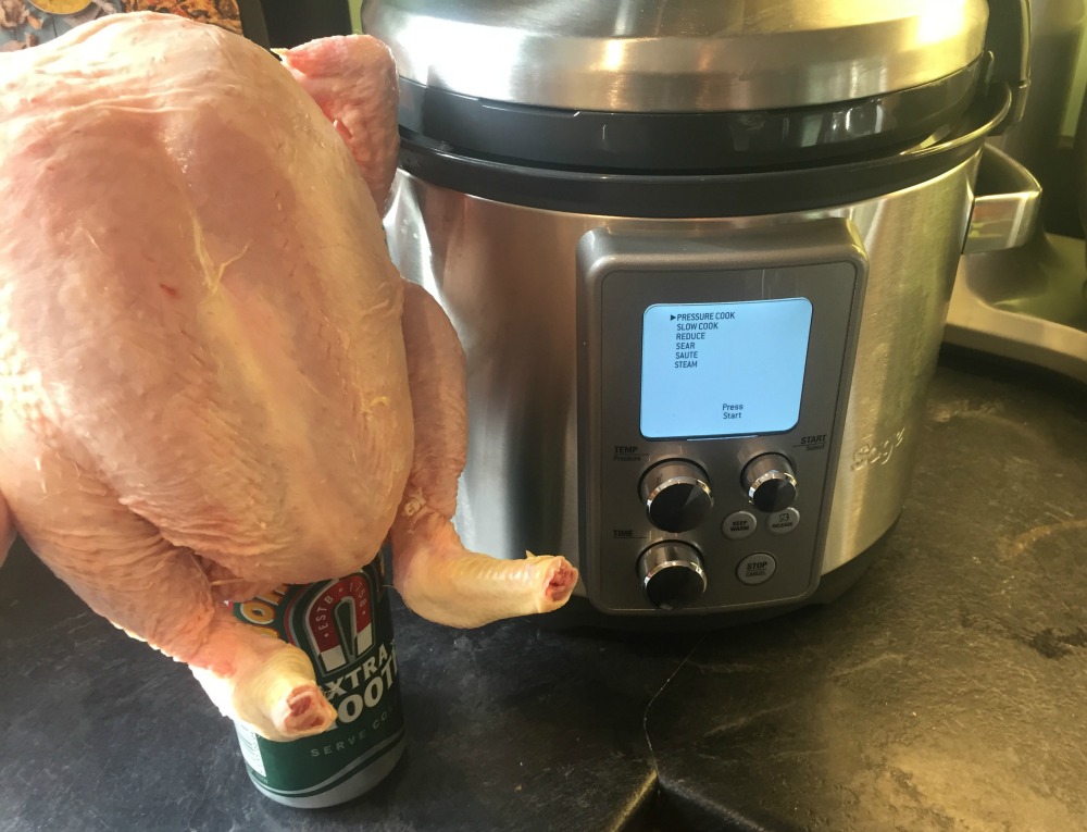 Beer Can Chicken Pressure Cooked