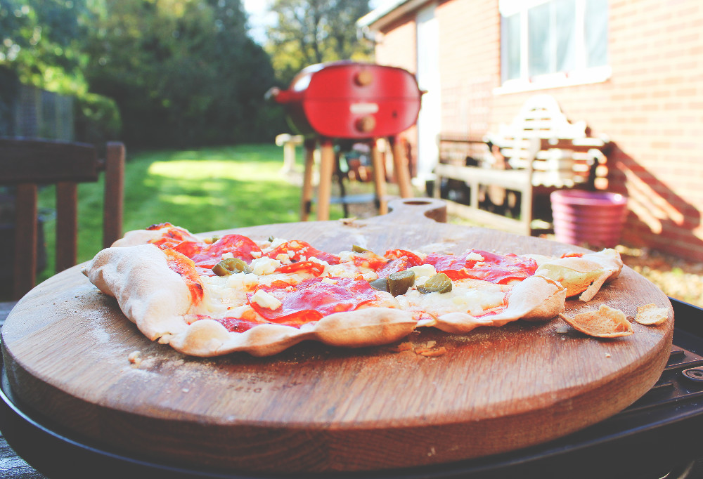 Pizzas cooked with a Firepod